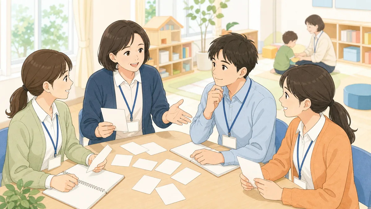 横浜市の強度行動障害支援者養成研修(基礎研修)第3回、8月21日申込締切の内容を表したイラスト